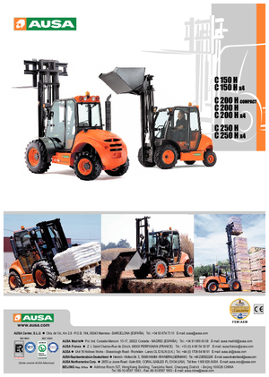 Високоповдигачи с висока проходимост Ausa C 250 H x 4