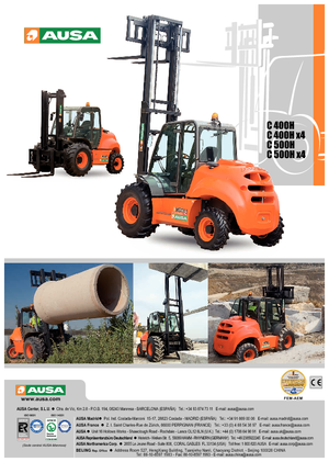 Високоповдигачи с висока проходимост Ausa C 500 H