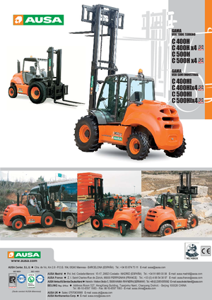 Високоповдигачи с висока проходимост Ausa C 500 H