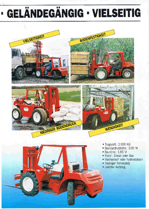 Високоповдигачи с висока проходимост Manitou MC 20 P