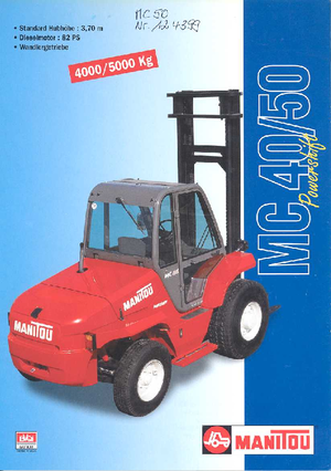 Високоповдигачи с висока проходимост Manitou MC 40 CP