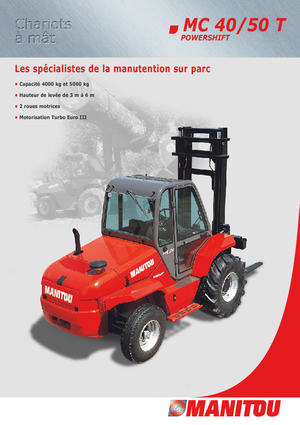 Високоповдигачи с висока проходимост Manitou MC 50 PS