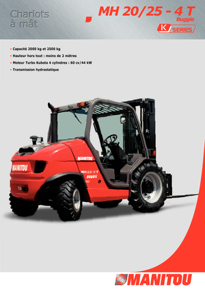 Високоповдигачи с висока проходимост Manitou MH 25-4T Buggie