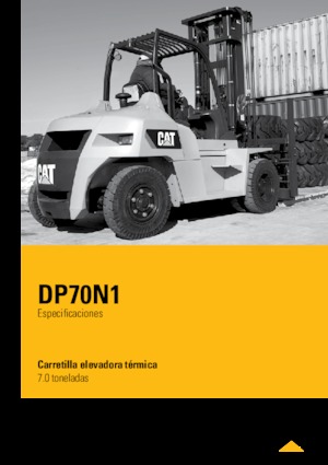 Челни вилични мотокари, дизелови Caterpillar DP70N1