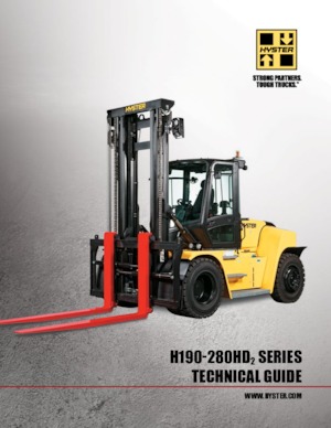 Челни вилични мотокари, дизелови Hyster H190HD2