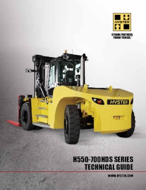 Високоповдигачи с висока проходимост Hyster H550HDS