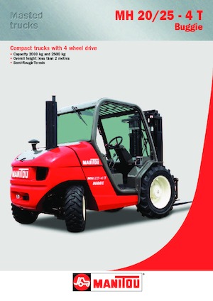 Високоповдигачи с висока проходимост Manitou MH 20-4 T Buggie