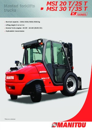 Високоповдигачи с висока проходимост Manitou MSI 30 T