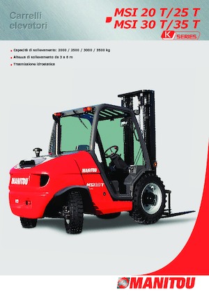 Високоповдигачи с висока проходимост Manitou MSI 35 T