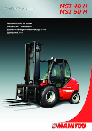 Високоповдигачи с висока проходимост Manitou MSI 50 H