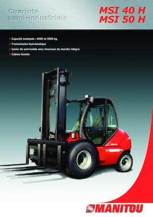 Високоповдигачи с висока проходимост Manitou MSI 50 H