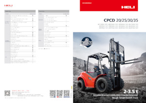 Високоповдигачи с висока проходимост Heli CPCD25