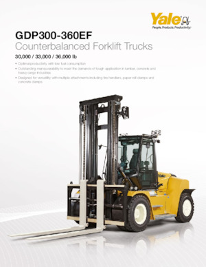 Високоповдигачи с висока проходимост Yale GP330EF
