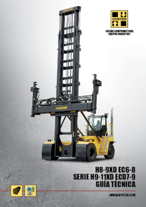 Високоповдигачи с висока проходимост Hyster H8XD-EC6