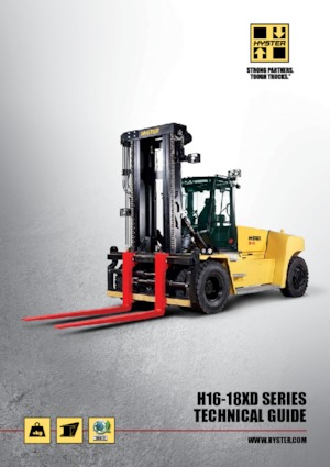 Високоповдигачи с висока проходимост Hyster H18XD7.5