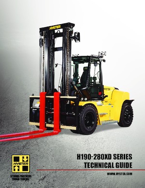 Челни вилични мотокари, дизелови Hyster H190XD