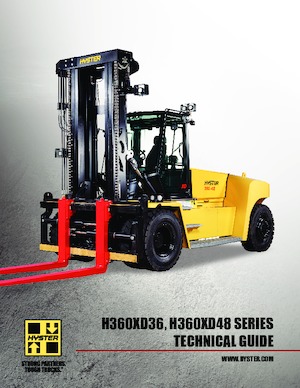 Високоповдигачи с висока проходимост Hyster H360XD48