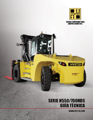 Високоповдигачи с висока проходимост Hyster H550HDS