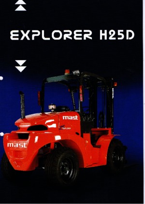Високоповдигачи с висока проходимост Mast Explorer H 25 D