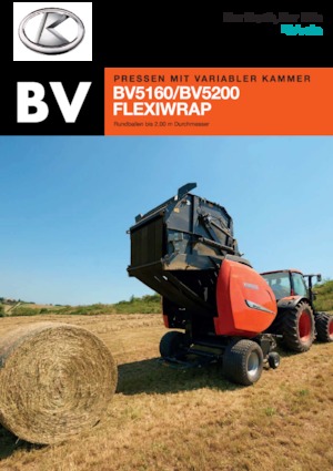Кръгли преси Kubota BV5160 SC 14