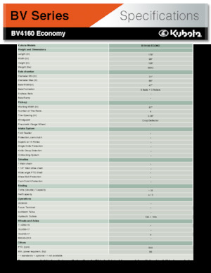 Кръгли преси Kubota BV4160 Econo