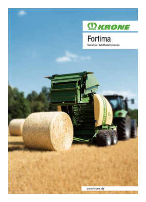 Кръгли преси Krone Fortima V 1500 MC
