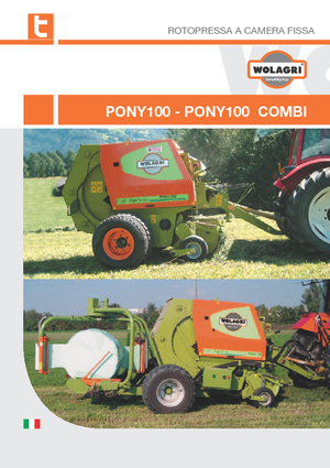 Кръгли преси Wolagri Pony 100 Combi