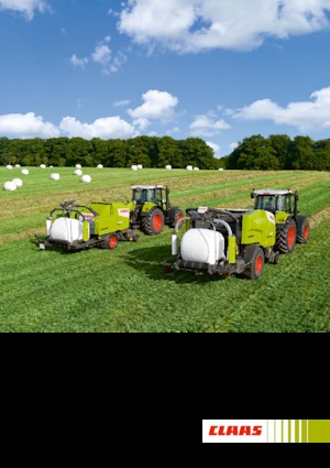 Кръгли преси Claas Rollant 455 RC Uniwrap 