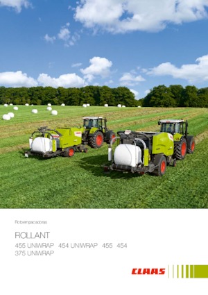 Кръгли преси Claas Rollant 455 RC Uniwrap 