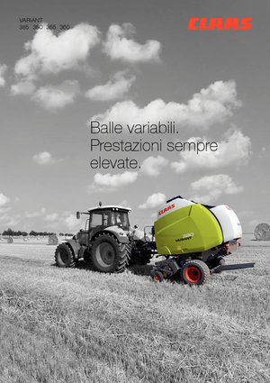 Кръгли преси Claas Variant 365 RC Pro