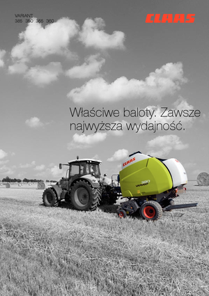 Кръгли преси Claas Variant 365 RC Pro