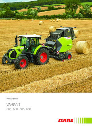 Кръгли преси Claas Variant 580 RC Pro
