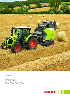 Кръгли преси Claas Variant 560 RF