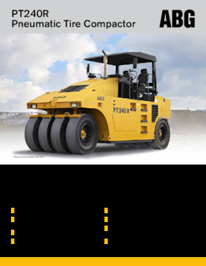 Гуменоколесни валяци Volvo ABG PT240R 