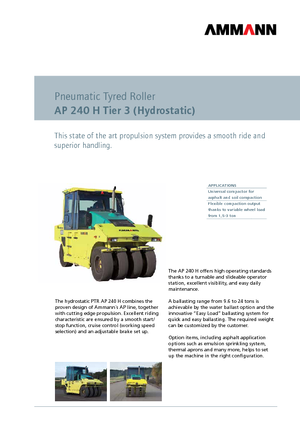 Гуменоколесни валяци Ammann AP 240 H-T3