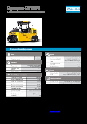 Гуменоколесни валяци Dynapac CP 1200