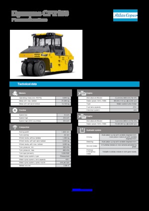 Гуменоколесни валяци Dynapac CP 2100
