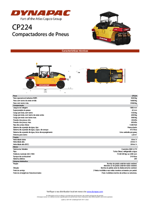 Гуменоколесни валяци Dynapac CP 224