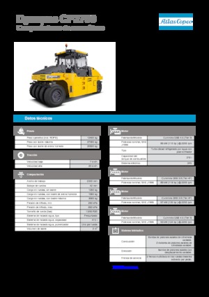 Гуменоколесни валяци Dynapac CP 2700