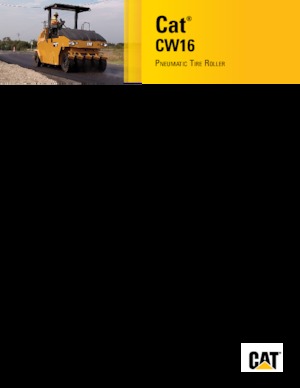 Гуменоколесни валяци Caterpillar CW16