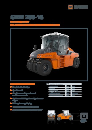 Гуменоколесни валяци Hamm GRW 280i-16