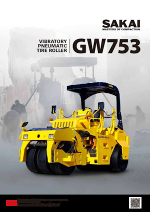 Гуменоколесни валяци Sakai GW753 