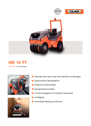 Гуменоколесни валяци Hamm HD 14 TT