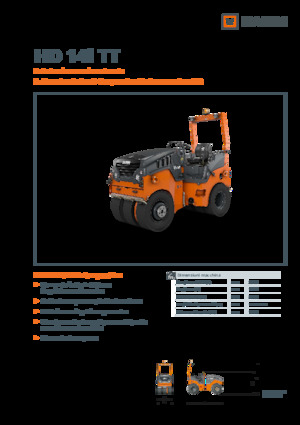 Гуменоколесни валяци Hamm HD 14i TT