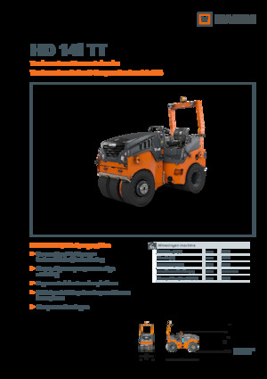 Гуменоколесни валяци Hamm HD 14i TT