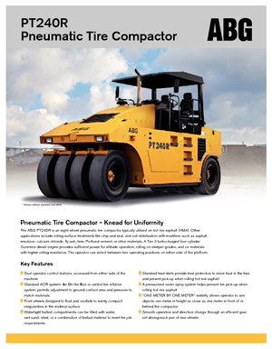 Гуменоколесни валяци Volvo PT240R