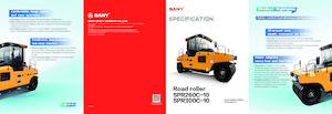 Гуменоколесни валяци Sany SPR300C-10