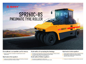 Гуменоколесни валяци Sany SPR260C-8S
