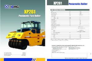 Гуменоколесни валяци XCMG XP261