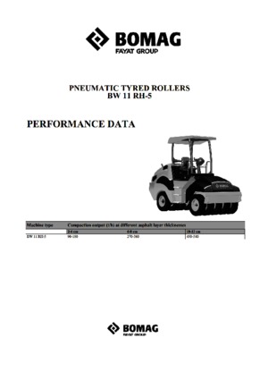 Гуменоколесни валяци Bomag BW 11 RH 5